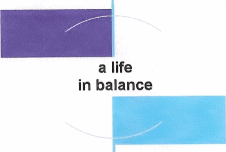 'A life in balance' logo